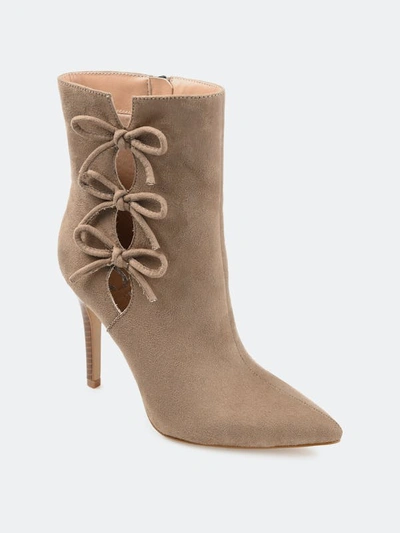 Journee Collection Deandra Tru Comfort Foam Bootie In Taupe