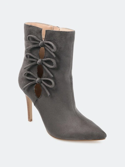 Journee Collection Deandra Tru Comfort Foam Bootie In Grey