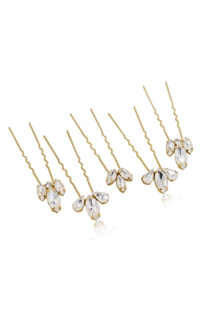 Brides And Hairpins Heo Set Of 5 Hair Pins In Gold