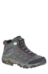 Merrell Moab 3 Mid Waterproof Hiking Shoe In Black