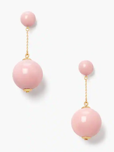 Kate Spade Have A Ball Linear Earrings In Pink