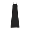 Aeron Ribbed-knit Detail Midi Dress In Black