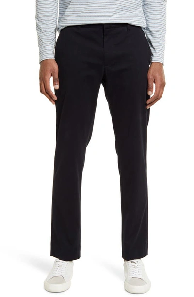 Vince Griffith Stretch Cotton Twill Chino Pants In Black