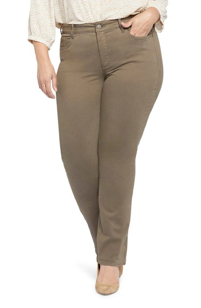 Nydj Marilyn Straight Leg Jeans In Ripe Olive