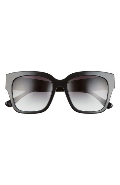 Diff Bella Ii 54mm Square Sunglasses In Black