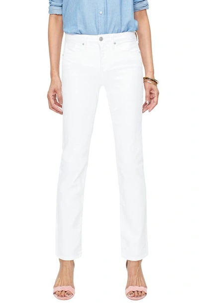 Nydj Sheri Slim Ankle Jeans In Optic White