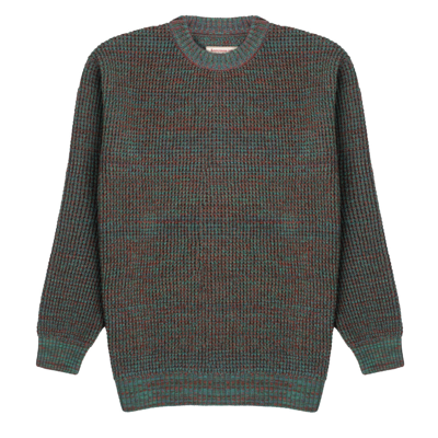 Anonymous-ism Anonymous Ism Mix Crew Neck Knit Green