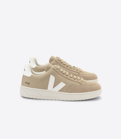 Veja V-12 B-mesh Water Repellent Low Top Sneaker In Camel