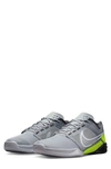 Nike Zoom Metcon Turbo 2 Training Shoe In Grey/ White/ Volt/ Black