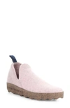 Asportuguesas City Sneaker In 060 Marble Pink Tweed/ Felt