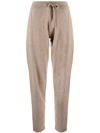 Lisa Yang Drawstring Cashmere Track Pants In Neutrals