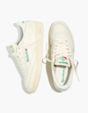 Madewell Reebok&reg; Club C 85 Vintage Sneakers In Chalk/alabaster/glen Green