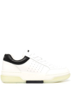 Amiri Men's Stadium Perforated Low-top Sneakers In White