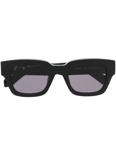 Off-white Zurich Square-frame Sunglasses In Black Dark Grey