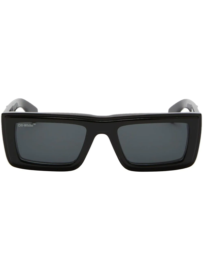 Off-white Jacob Rectangular Sunglasses In 1007 Black