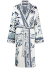 ETRO FLORAL-EMBROIDERED LONG CARDI-COAT