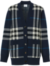 BURBERRY CASHMERE-BLEND CHECK CARDIGAN