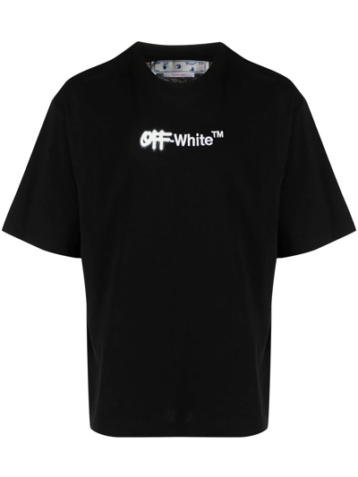 Off-white Logo印花 T恤 In Black