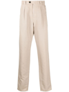 BRUNELLO CUCINELLI MID-RISE STRAIGHT-LEG CHINOS