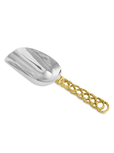 Michael Aram Love Knot Ice Scoop In Gold/silver
