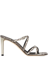 Giuseppe Zanotti Vanilla Soft Punk 85mm Sandals In Grau