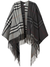 BURBERRY CONTRAST CHECK CAPE