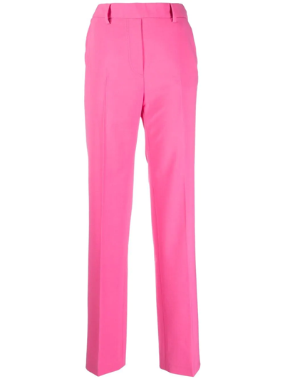 N°21 High-waisted Straight-leg Trousers In Pink