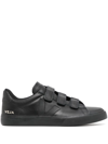 Veja Recife Touch-strap Low-top Sneakers In Schwarz