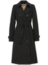Burberry The Long Kensington Heritage Trench Coat In Schwarz