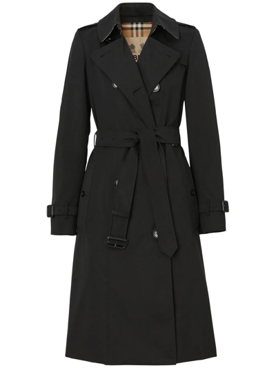 Burberry Chelsea Heritage Trench Coat In Blue