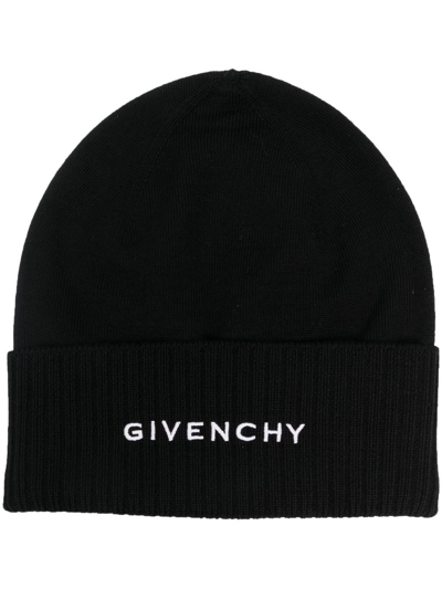Givenchy Logo Wool Beanie