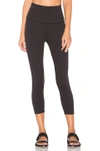 Beyond Yoga Spacedye Caught In The Midi High Waisted Legging In Jet Black