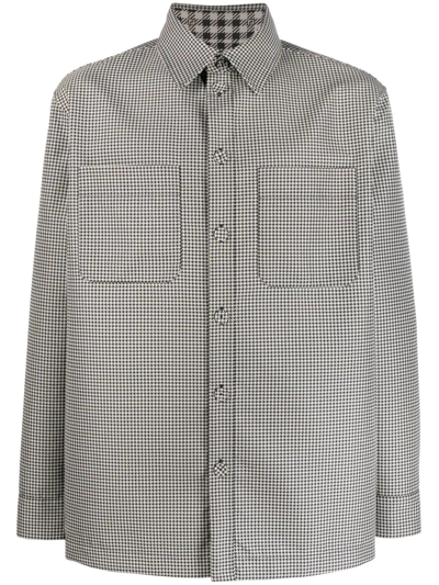 FENDI REVERSIBLE HOUNDSTOOTH-CHECK JACKET