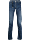 INCOTEX SLIM-CUT LEG JEANS