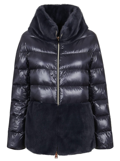 Herno Padded Jacket In Blue