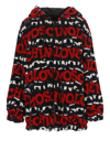 LOVE MOSCHINO LOVE MOSCHINO ALLOVER LOGO DETAILED HOODED JACKET