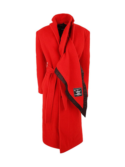 Y/project Wool And Cashmere Coat In Red