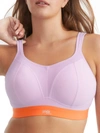 Panache Medium Control Wire-free Sports Bra In Lilac,orange