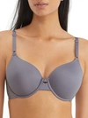 Warner's Cloud 9 Back Smoothing T-shirt Bra In Blue Granite