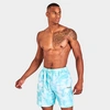 Sonneti Men's London Tie-dye Swim Shorts In Mid Blue