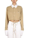 1/off Remade Ralph Lauren Shirt In Beige