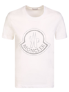 Moncler Studded Logo T-shirt In Black