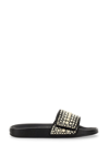 Jimmy Choo Fitzf Slides In Nero
