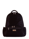 DOLCE & GABBANA BACKPACK WITH LOGO PLAQUE
