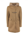 FAY HOODED DUFFLE COAT