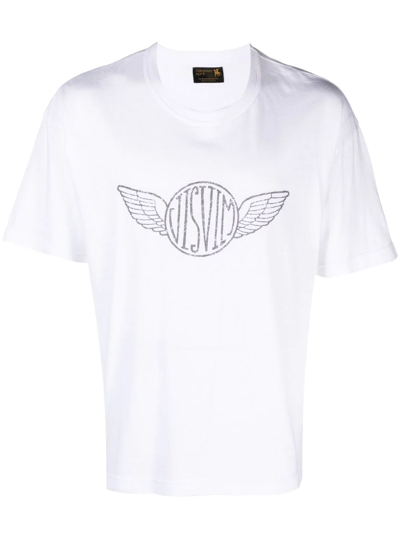 Visvim White Contrary Dept Jumbo Logo Print T-shirt