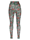 HENRIK VIBSKOV ALL-OVER FLORAL-PRINT LEGGINGS