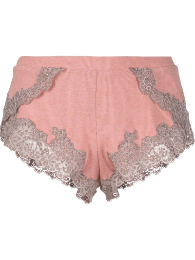 La Perla Angel Kiss Pyjama Shorts In Pink