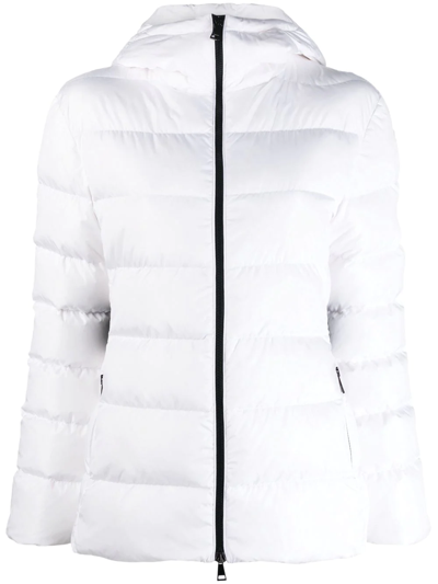 Moncler Dera Padded Zipped Jacket In White