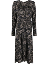 ISABEL MARANT TELIMA PRINTED MIDI DRESS